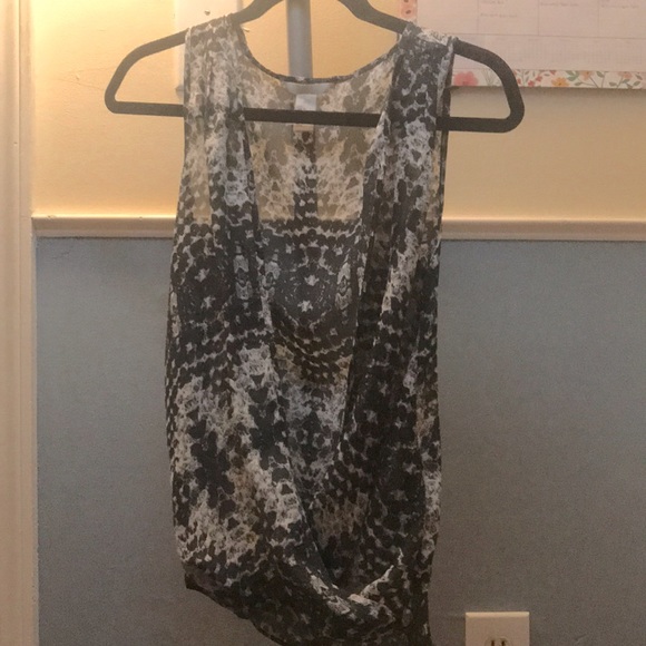 H&M Foley See Through Wrapped Shirt - Picture 1 of 3